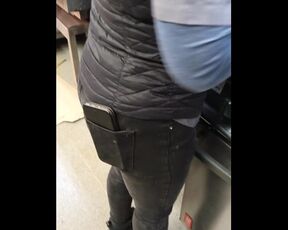 Stepmom in Ripped Jeans Fucked into Kitchen by Stepson