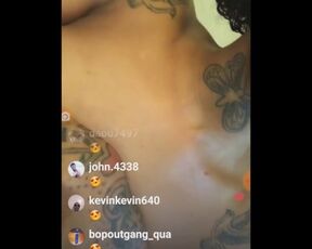 Instagram Thot Nip Slip on Live