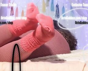 OctoGoddess Feet Socks Long Toes Wrinkled Soles Foot Fetish EXTENDED TRAILER