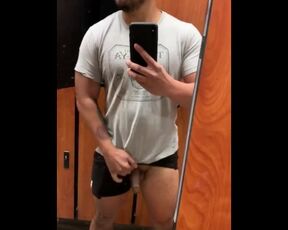 Locker Room Cumshot