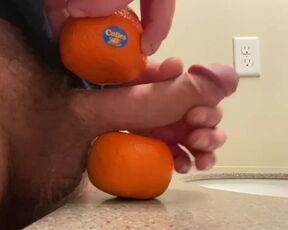 Fucking two cuties and blowing a huge load all over them. Fruit fuck!