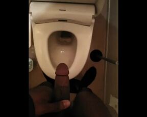 GHETTO PEE VIDEO WITH THE TOILET LID DOWN! OK! OK!