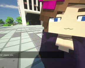 minecraft Jenny | pier city Tour the city and try to get naked