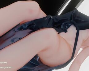 Genshin Yelan no Panties GunShot Blender MD MMD 1497