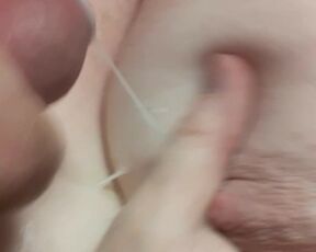 Milf gets her DDD boobs covered in cum