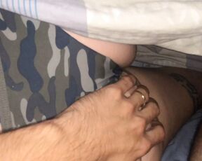 My wife ass in military panty and my dick