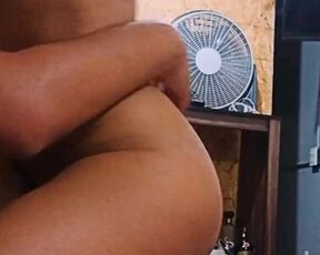 Latin slut rides my cock hard I cum all on her buttocks