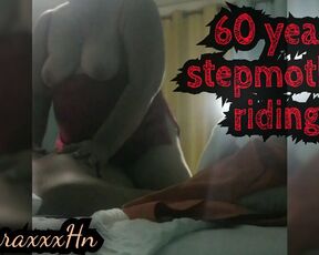 60 years old my stepmom riding cock What delicious boobs, how they bounce