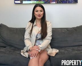 PropertySex Busty Real Estate Agent with Big Natural Tits and Nice Ass Bangs Her Client