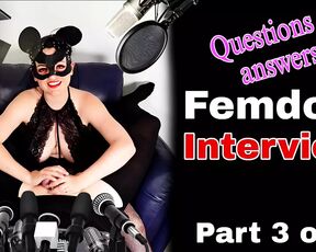 Femdom Q&A Interview 3 Real Couple Homemade Amateur BDSM Bondage Submissive Female Domination FLR Milf Stepmom