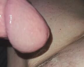 Creampie Leftovers On His Cock Plus A Bit Of Cum Leaking