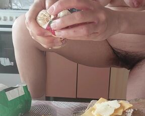 ???????? All nude breakfast ???? Hot brunette milf hairy pussy ????????????