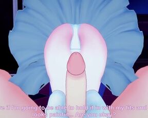 Ruby Hoshino from Oshi No Ko Gives You A Footjob Hentai POV