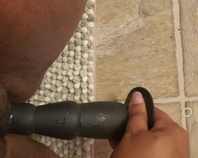 Making myself Cum with Anal Dildo in Pussy Session