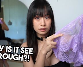 I tried a See Through Lingerie Try On Haul